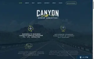 Canyon Group Logistics website