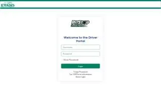 Evans Delivery Inc website