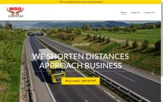 Mdd Logistics Inc website