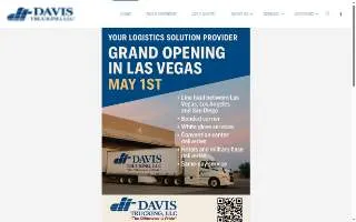 Davis Trucking LLC website