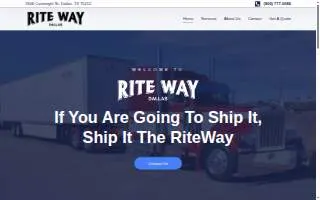 Riteway Trucking of University Park website