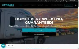Cypress Truck Lines, Inc. of Jacksonville website