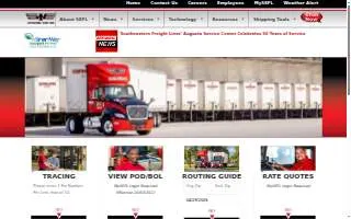 Southeastern Freight Lines of Jacksonville website