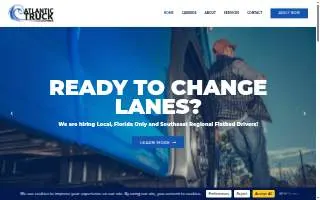 Atlantic Truck Lines of Jacksonville website