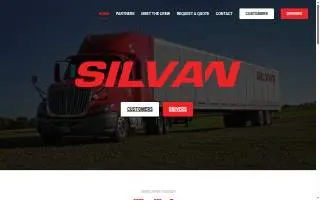 Silvan Trucking Company of Ohio website