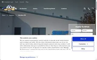 Swift Transportation - Columbus Terminal website