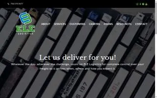 ELE Logistics, Inc. of Charlotte website