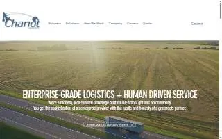 Chariot Logistics website