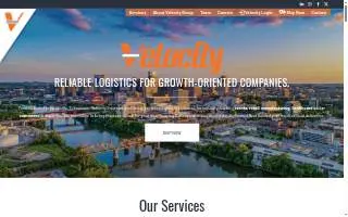 Velocity International Group website