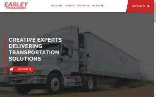 Easley Transportation website