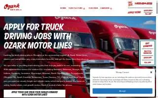 Ozark Motor Lines, Inc website