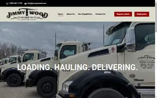Jimmy T Wood Trucking Inc website