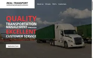Real Transport Inc of Milwaukee website