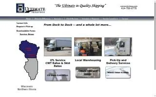 Ultimate Freightways website