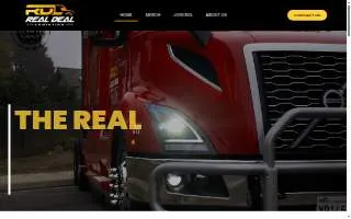 Real Deal Logistics Inc website