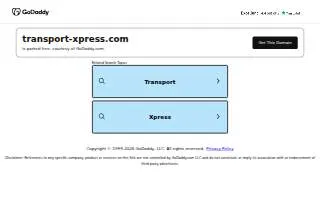 Transport Xpress of Sacramento website