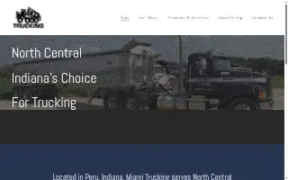 Miami Trucking website
