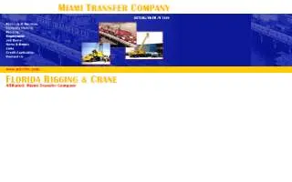 Miami Transfer Company website