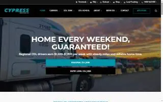 Cypress Truck Lines Inc of Tampa website