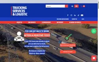Trucking Services & Logistic LLC of Tampa website