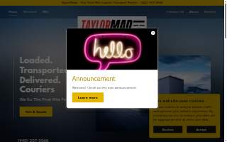 TaylorMade Trucking Company & Couriers