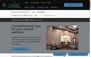 Downtown Dental Jax website