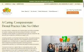 Dental Center of Jacksonville website