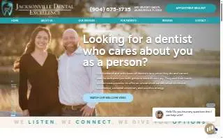 Jacksonville Dental Excellence website