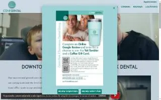 Downtown Dental Group of Milwaukee website
