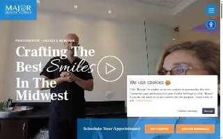 Major Dental Clinics of Milwaukee website