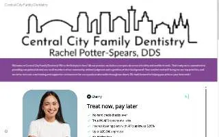 Central City Family Dentistry, Inc website