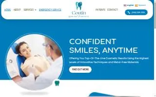 Coutin Dental website