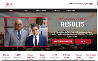SKA Law Group, LLC of Philadelphia website