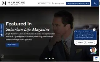 Marrone Law Firm, LLC website