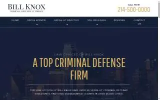 Bill Knox - Attorney at Law website