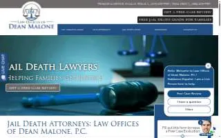 Law Offices of Dean Malone, P.C. website