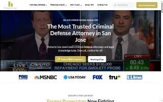 The H Law Group of San Jose website