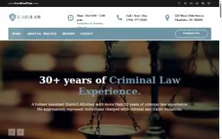The Icard Law Firm of Charlotte website