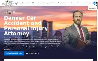 Denver Car Accident Attorneys - Law Firm of Jeremy Rosenthal website