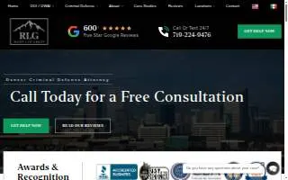 Right Law Group - Denver Criminal Defense Attorneys & DUI Lawyer website