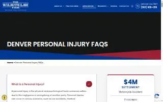 The Wilhite Law Firm - Personal Injury Attorney website