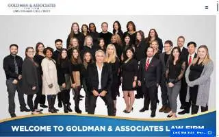 Goldman & Associates Law Firm of Detroit website