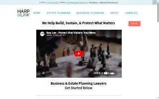 Harp Law website