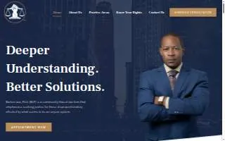 Barton Law, PLLC website