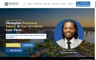 Reaves Law Firm, PLLC website