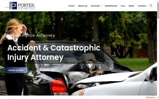 The Porter Law Firm, PLLC website