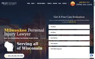 PKSD Accident and Injury Lawyers website