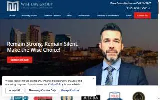 Wise Law Group, PC website