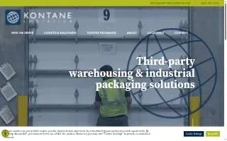 Kontane Logistics of Charleston website