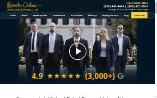 Moseley Collins Law of Sacramento website
